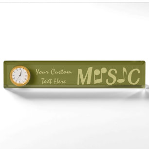 MUSIC-Typenschild Namensplakette