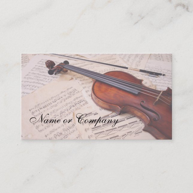 MUSIC VISITENKARTE (Vorderseite)
