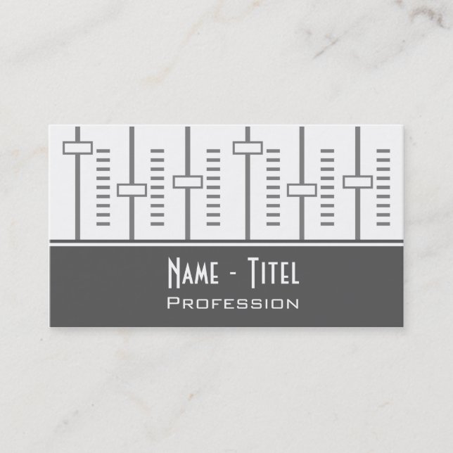 Music Visitenkarte (Vorderseite)