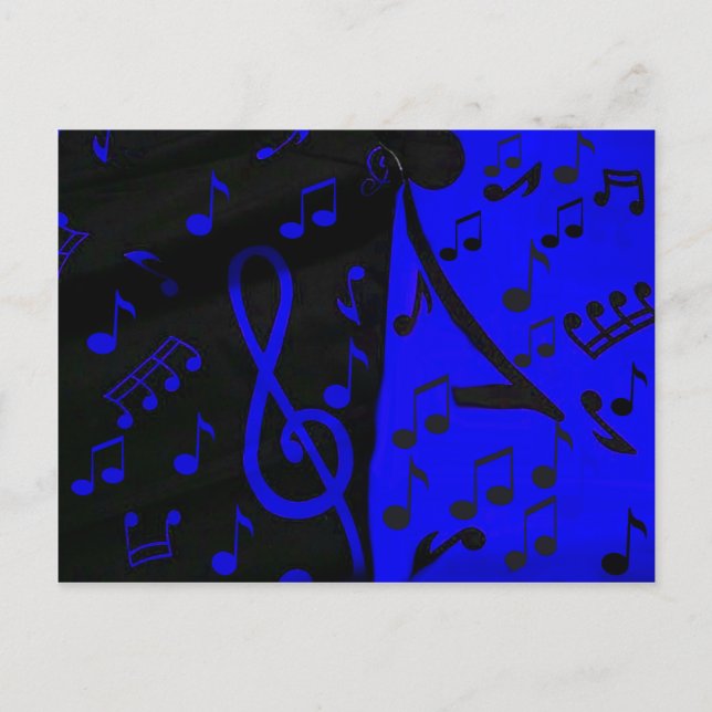 Music Zone_ Postkarte (Vorderseite)