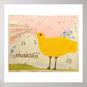 Musica: Musik-Zweisprachig-Plakat Poster