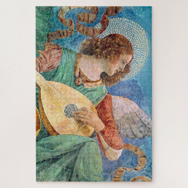 Musical angel playing guitar (Vertikal)