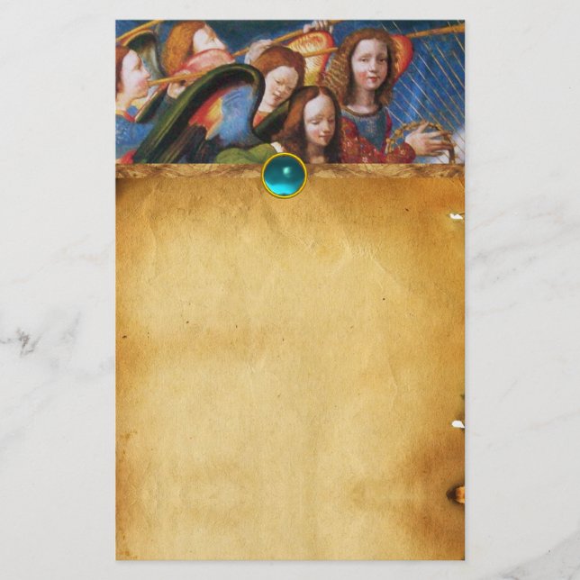 MUSICAL ANGELS FROM THE CORONATION OF THE VIRGIN BRIEFPAPIER (Vorderseite)