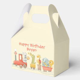 Musical Animal Train Birthday Geschenkschachtel