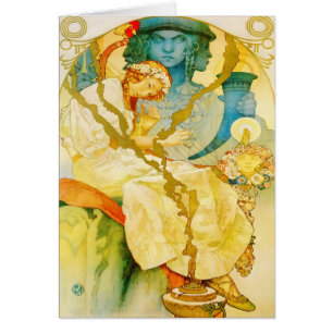 Musical Art Nouveau Feminine Vintage