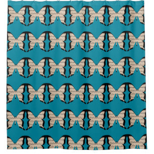 Musical Butterflies Duschvorhang