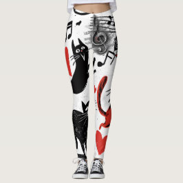 Musical Cat Leggings