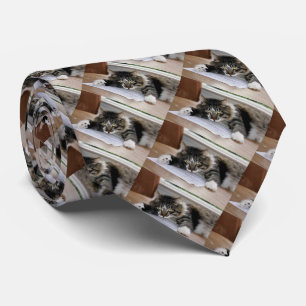 Musical Cat Necktie Krawatte