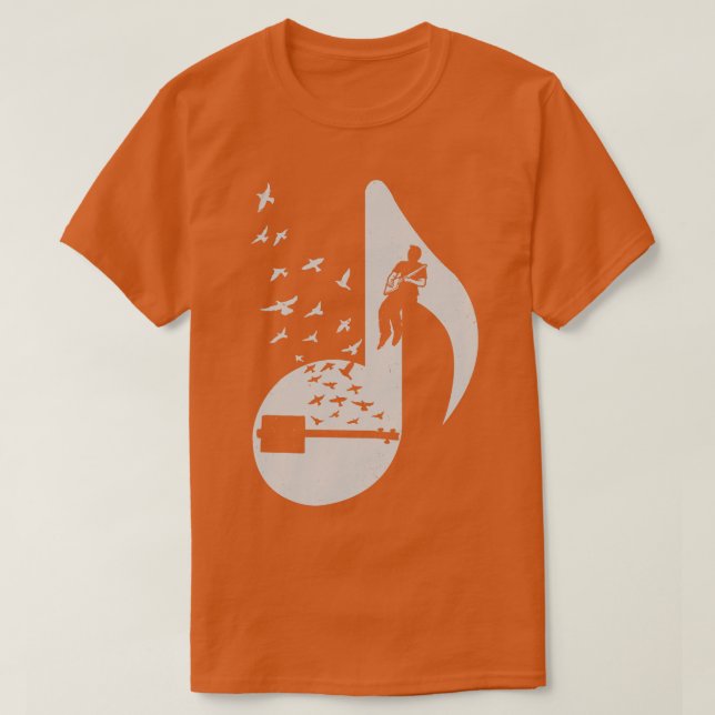 Musical Cigar Box Gitarre T-Shirt (Design vorne)