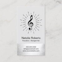 Musical Clef Logo Vocalist Songwriter Music