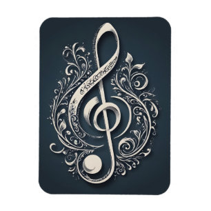 Musical Clef Note Magnet