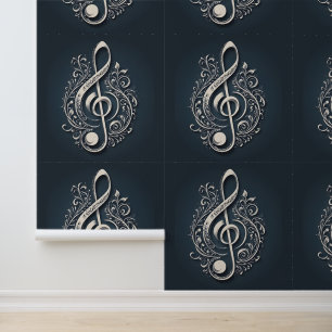 Musical Clef Note Tapete