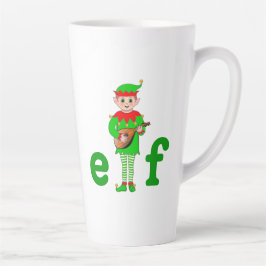 Musical Elf Latte Tasse