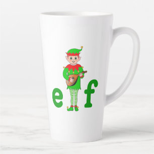 Musical Elf Latte Tasse