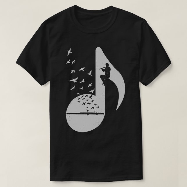 Musical Flute T-Shirt (Design vorne)