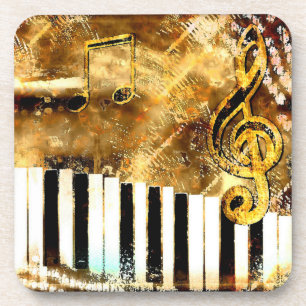 Musical Grunge Cork Untersetzer