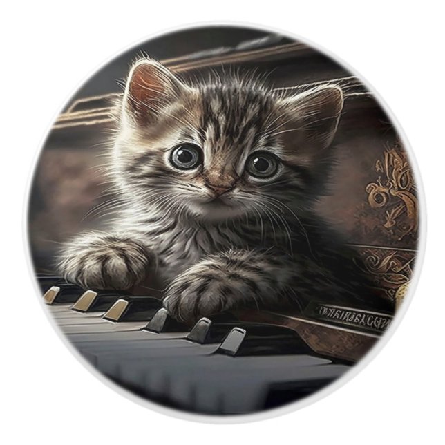 Musical Meow-sterpiece Keramikknauf (Vorderseite)