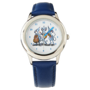 Musical Mouse Band Funny Watch Armbanduhr