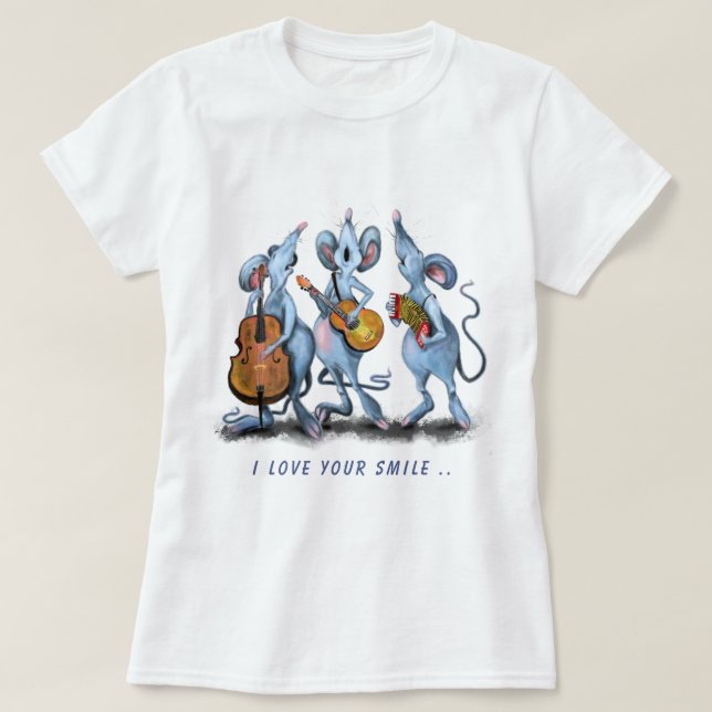 Musical Mouses T - Shirt (Design vorne)