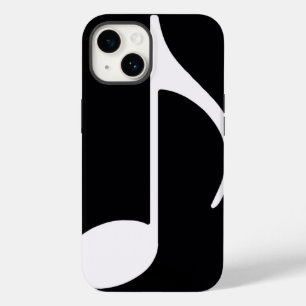 musical note / black Case-Mate iPhone hülle
