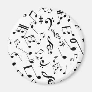 Musical Notes 3 Magnet