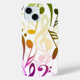 Musical Notes iPhone 15 case