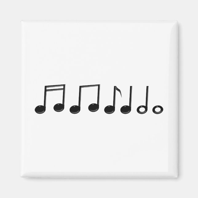 Musical Notes Magnet (Vorne)
