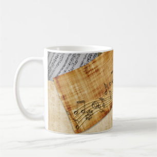 Musical Notes Piano Sheet Music Kaffeetasse