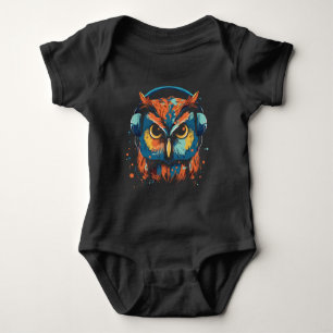 Musical Owl Baby Strampler