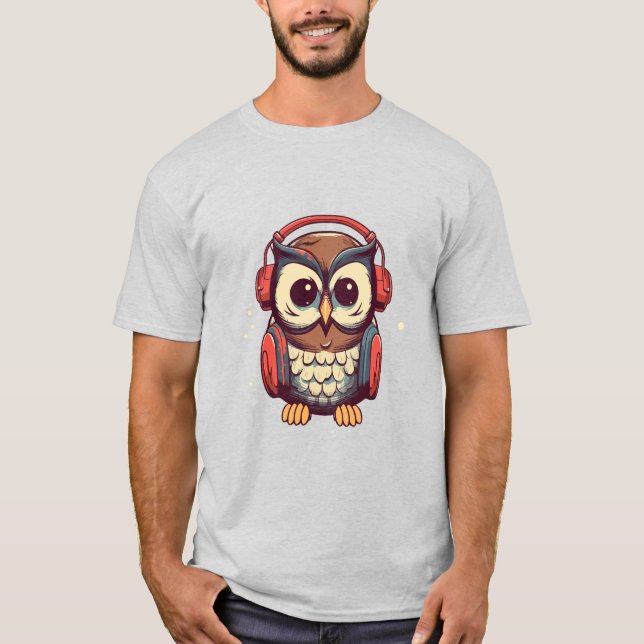 Musical Owl T-Shirt (Vorderseite)