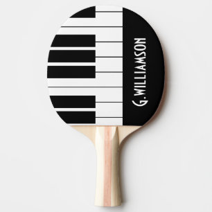 Musical Piano Keys   Name hinzufügen Tischtennis Schläger