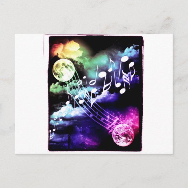 Musical Postcard Postkarte (Vorderseite)