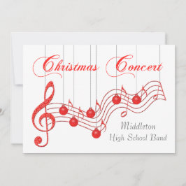 Musical Red Lace Weihnachtskonzert Einladung