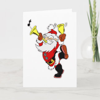 Musical Santa Claus Feiertagskarte