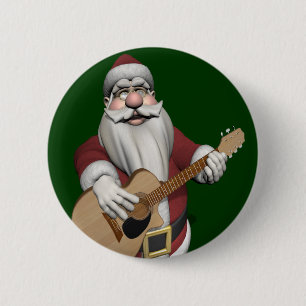 Musical Santa Claus spielen Weihnachtslieder Button