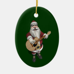 Musical Santa Claus spielen Weihnachtslieder Keramikornament