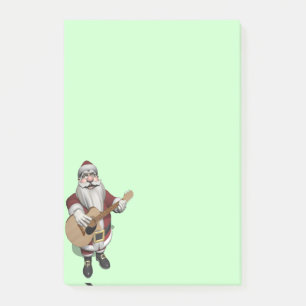 Musical Santa Claus spielen Weihnachtslieder Post-it Klebezettel