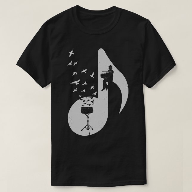 Musical Snare Drum T-Shirt (Design vorne)