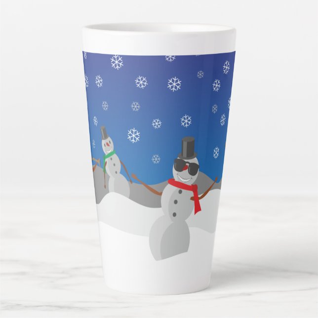 Musical Snowmen Milchtasse (Vorderseite)