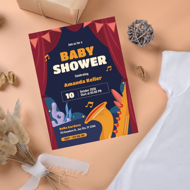 Musical Theater Kinderdusche Einladung (Von Creator hochgeladen)