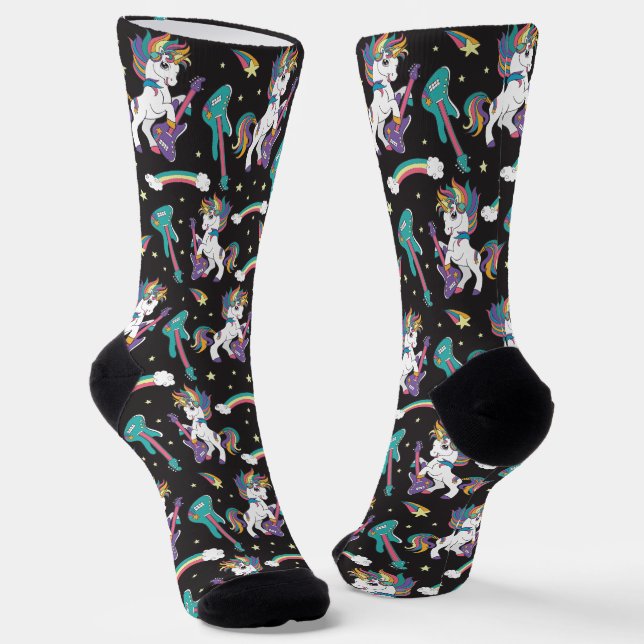 Musical Unicorns Socken (Gewinkelt)