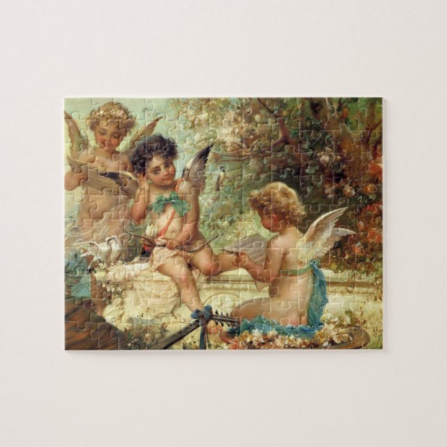 Musician Angels von Hans Zatzka, Viktorianische Ku (Horizontal)