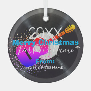 Musician Christmas Ornament HAMbWG Aus Glas