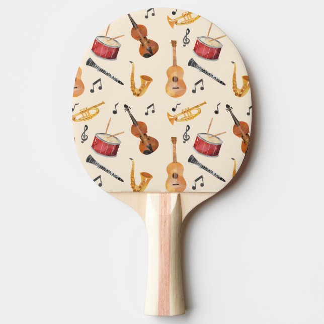 Musician Gift Gitarrist Gift Musik Tischtennis Tischtennis Schläger (Vorderseite)