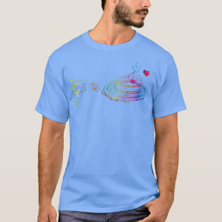 Musician Gift Musical Instrument Musiknoten Trebl T-Shirt