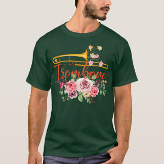 Musician Girl Blume Music Trombone T-Shirt