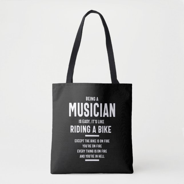 Musician Job Titel Geschenk Tasche (Vorderseite)