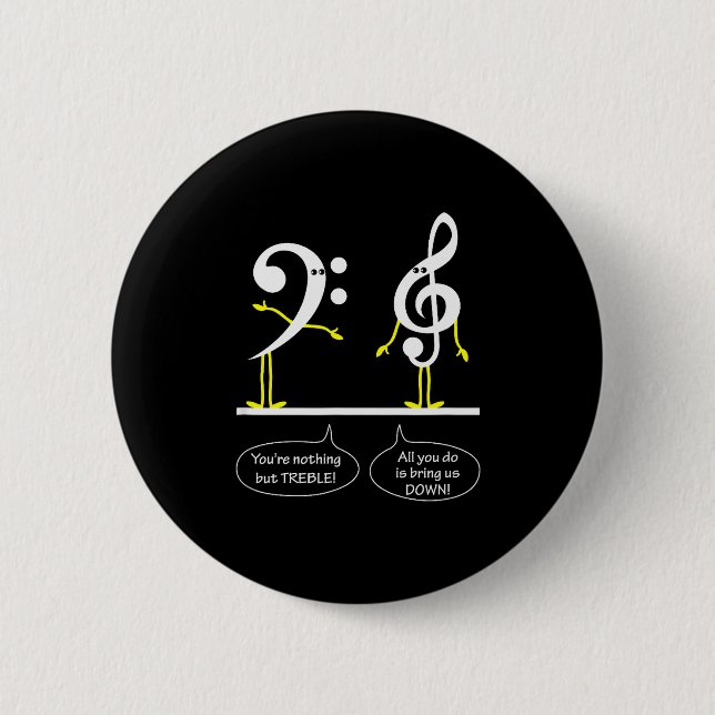 Musician Marching Band Music Funny Nothing But Tre Button (Vorderseite)