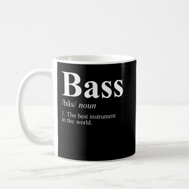 Musician Music Bass, Gitarrist Bassist Bass Gitarr Kaffeetasse (Links)