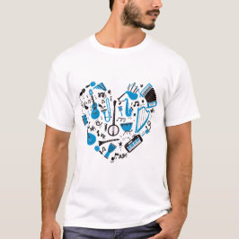 Musician Musical Instrument Heart Tool T-Shirt